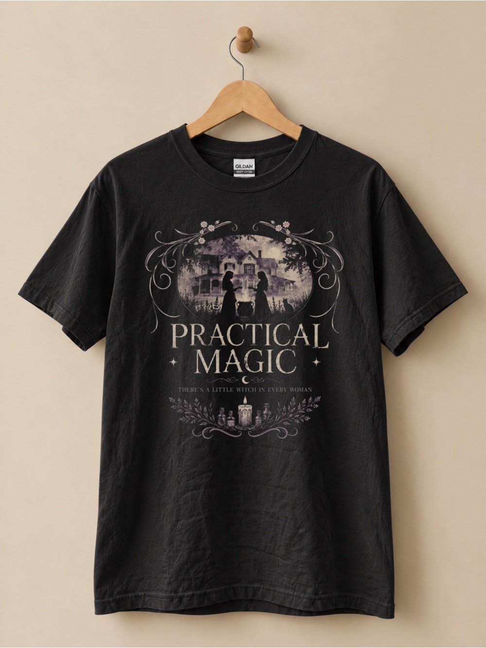 Practical Magic Tee Halloween Midnight Margaritas Unisex T-Shirt